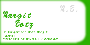 margit botz business card